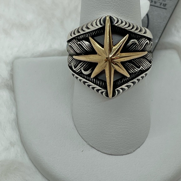 Blac Label Heritage Other - Mens 925 Sterling Silver North Star Ring